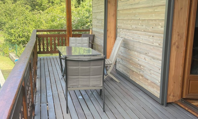 Saint-Laurent-en-Beaumont Ski Chalet | Thermally insulated chalet, swimming pool, unobstructed mountain views.