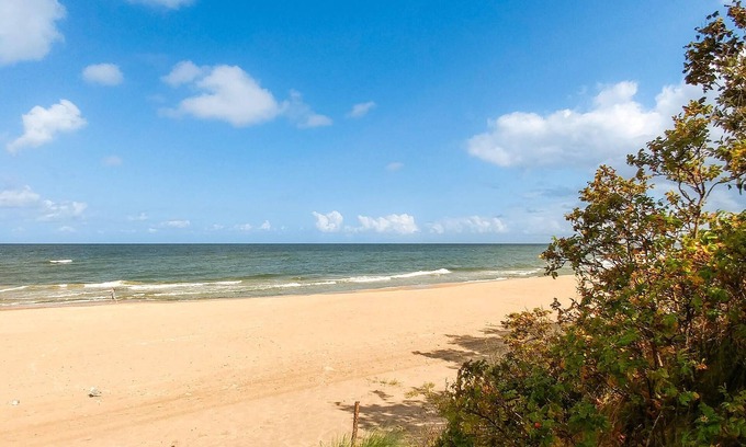 Grzybowo House | This beautiful and bright vacation home is just a short walk from the sandy beach.