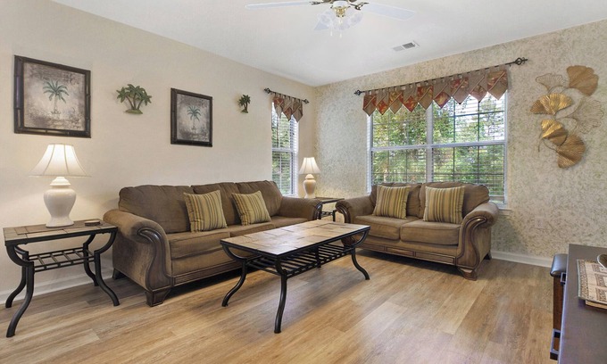 Carolina Forest Condo | This elegant 3-bedroom condo combines modern comfort with prime location.