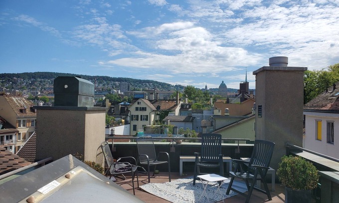 Old Town Apartment | This roof top is yours