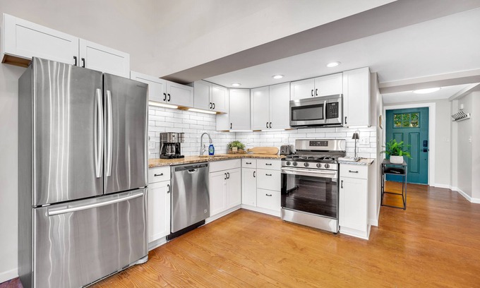 Branford Center House | This spacious 3 bed 2.5 bath historic townhouse has been completely renovated!