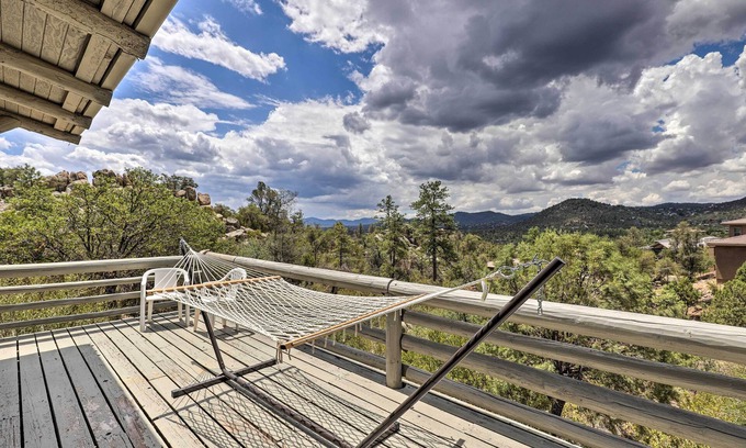 Forest Trails Apartment | Thumb Butte Views + Near Hiking: Prescott Studio