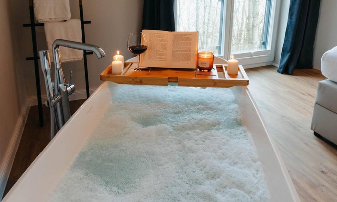 Ratzeburg Apartment | Tien Stuuv, Dusche, Bad, WC, 1 Schlafzimmer - Übermsee