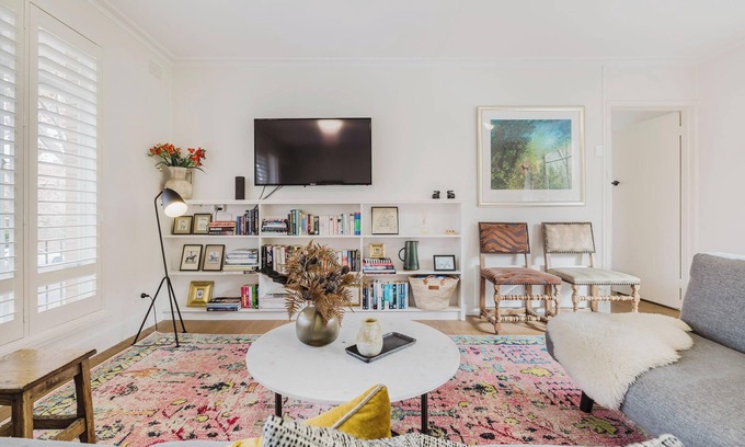 South Yarra Apartment | Timeless Fusion of Vintage Charm & Eclectic Chic