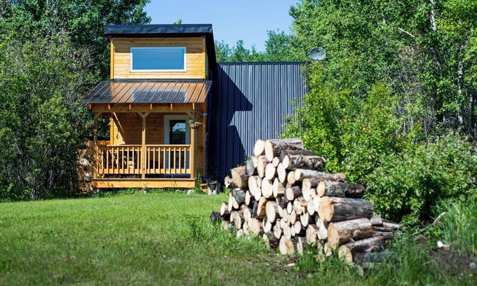 Central Alberta Cabin | Tiny A-Frame Cabin with Outdoor Fire Pit!