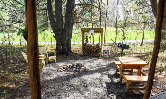 Leeper Cabin | Tiny Bear Log Cabin near Cook Forest State Park