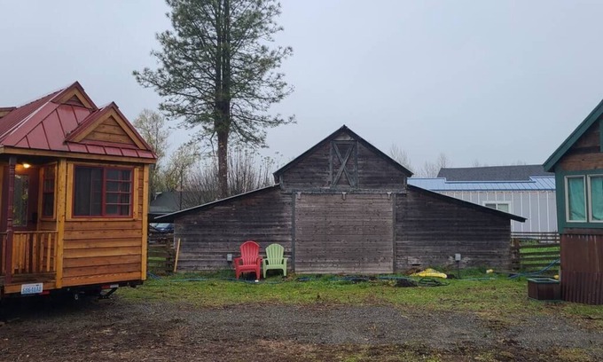 Buckley Cabin | Tiny Home Hotel Tumbleweed Cypress #1 on the farm
