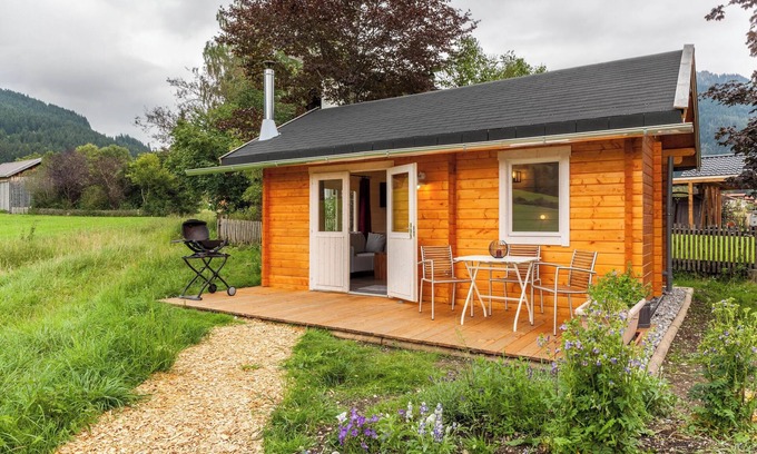 Oberammergau House | Tiny House "Sundowner Cabin in the Green with Mountain View, Terrace & Garden