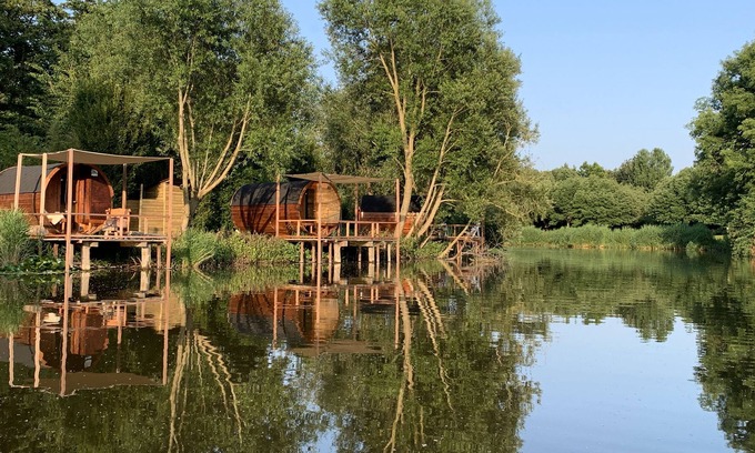 De Rotte Cabin | Tiny house with wood-fired hot tub