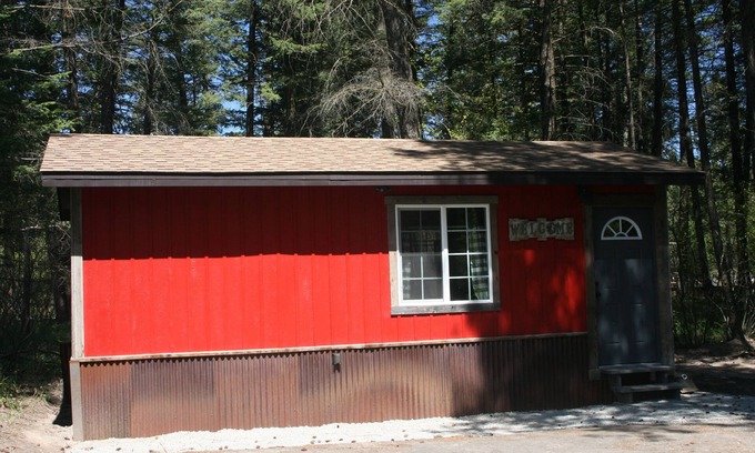 Columbia Falls Cabin | Tiny Red Farmhouse centrally located in Columbia Falls