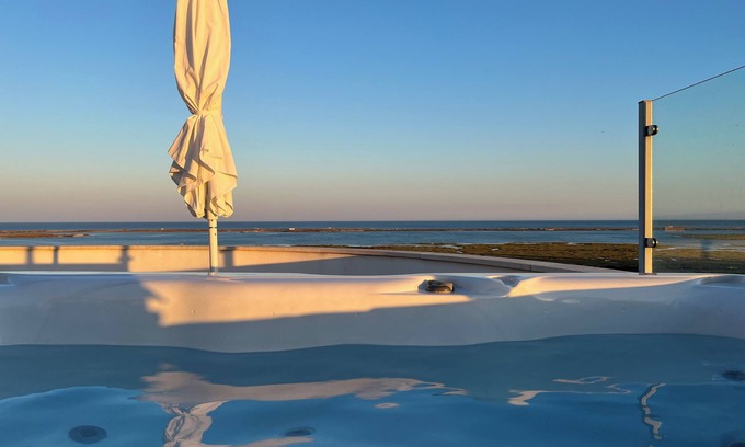 Olhao Apartment | Top Apt With Roof Terrace, Stunning 180º Atlantic Ocean and Ria Formosa View!