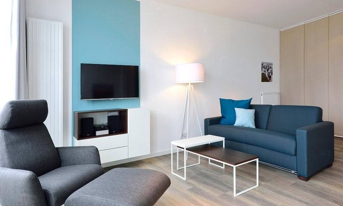 Wangerooge Apartment | Top Ferienapartment an der Nordsee mit Direktem Meerblick, Balkon und Strandkorb