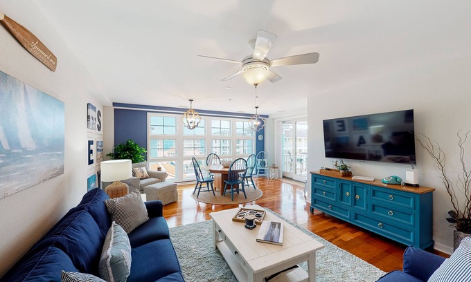 Sandbridge Condo | Top-floor condo at beachfront resort overlooking 1 of 3 pools & 2 gyms