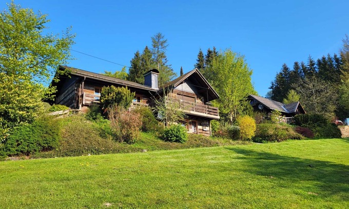 Ortsmitte House | Top location Willingen with sauna directly at ski slope/forest edge.
