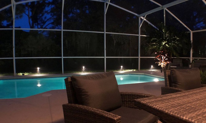 Haines City Villa | TOP RATED SCANDINAVIAN LUXURY VILLA - Exclusive with Private Pool & Golf View