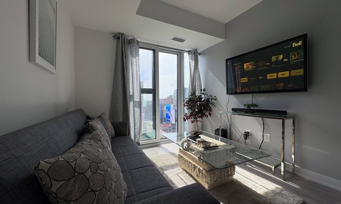 Downtown Toronto Condo | Toronto Luxury Condo | Dundas Square Views From Above