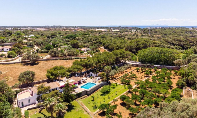 Ciudadela Villa | Torre-Villa - Ciutadella Airconditioned Villa with Gated Private Pool (10acres)