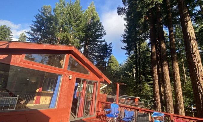 Carlotta Cabin | Towering Redwoods, Private River Access, 2 Bathroom, 3 Bedroom, Up to 13 Guests