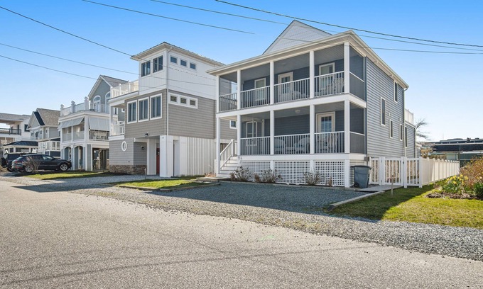 Bethany Beach House | Town of Bethany Beach home steps to the ocean with beach access - dog-friendly