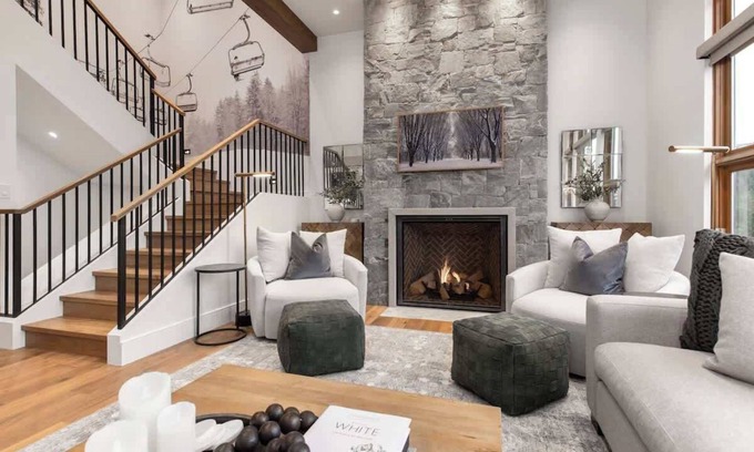 Nordic Estates House | Townhome w/Ski Access, Hot Tub, Views & Fireplace