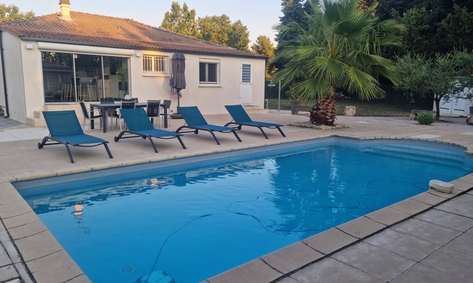 Saint-Just House | Très Belle Villa Privée Avec Piscine sur Terrain Arboré de 1500m2