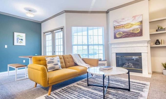 Willow Run Apartment | Tranquil 1BR King Suite | Pool, Parking + Gym 03