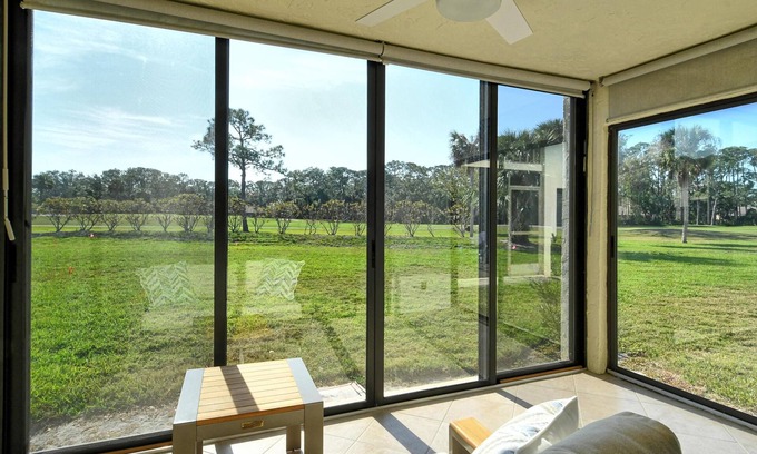 The Meadows Condo | Tranquil 2bed/2bath condo Golf Course Front in the Meadows