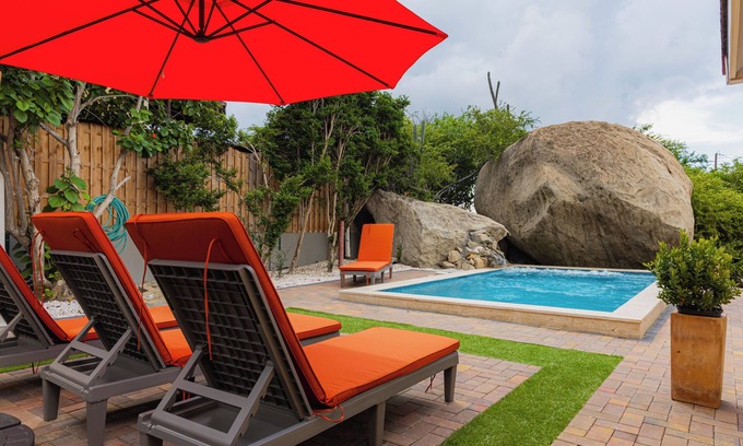 Santa Cruz Villa | Tranquil 3BR Aruba Villa Escape w/Pool, Gazebo & Car Near Waterpark