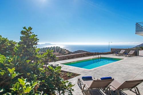 Agia Galini Villa | Tranquil sea view villa with private pool, just 2km from the beach!