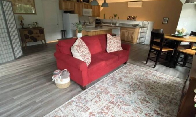 Columbia Falls Apartment | Tranquil Studio Apartment with Mountain Views.