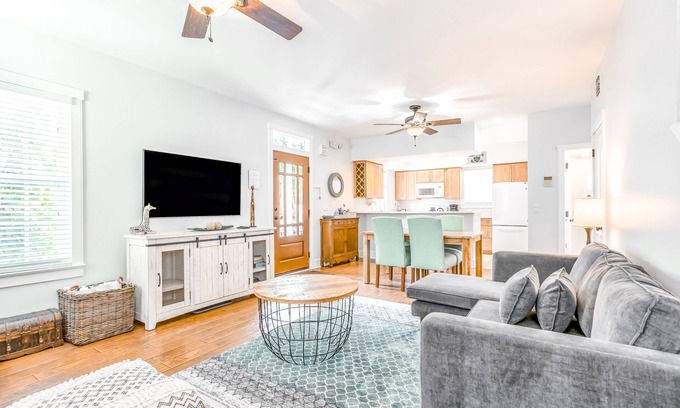 Old Town House | Tranquil tropical retreat with pool, private deck, & W/D - walk to bars/dining