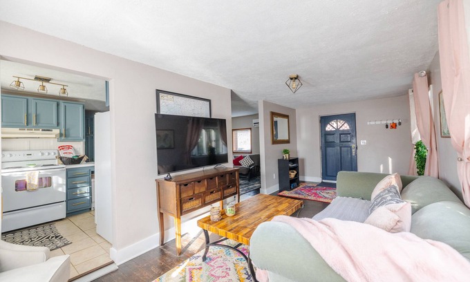 Woodfin Apartment | Tranquility Suite with Porch! Pet- Friendly!