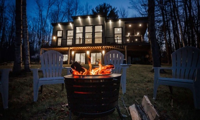 Dryden House | Travelers Dream - Contemporary Lakeside Home w/Hot Tub, Pet-Friendly, New Build