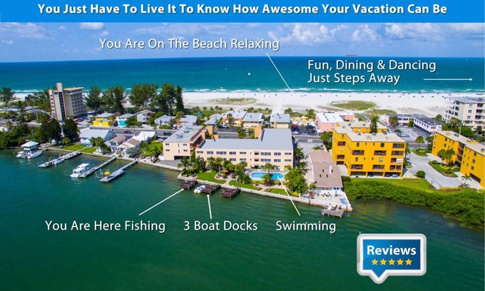 Treasure Island Apartment | Treasure Island Beach, FL Waterfront Condo Located Steps away from the Intracoastal Waterway