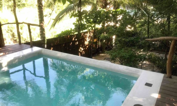 Arroyo Cruz House | Tree house Pergola Swimming pool at a virgin beach