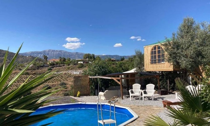 Rio Velez House | Treehouse/Casa Arbol , Stunning sea views, Sleeps 4. Spa,Free Wifi. Pool Table