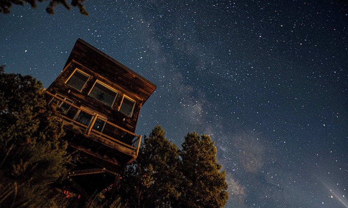 Orderville Cabin | Treetop Cabin Stargazing w/New Resort Pool