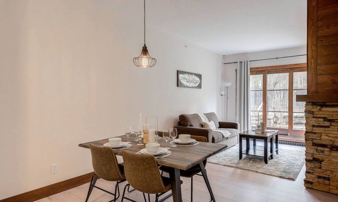 Versant Soleil Apartment | Tremblant Alpine Haven | Ski-In/Out | Pool & Spa