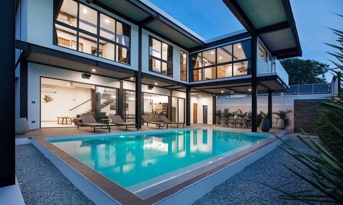 Khuk Khak Beach Villa | Trendy LoftStyle Eco Pool Villa Sunset 7