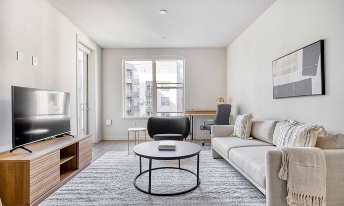 Milpitas Apartment | Trendy Milpitas 2BR w/Pool, Gym & Lounge, walk to BART, by Blueground