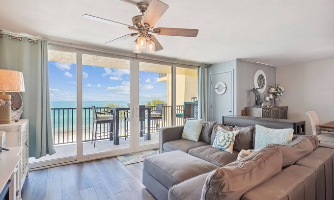 Madeira Beach Condo | Trillium 3A Amazing and luxurious updates, beach front with breathtaking views!