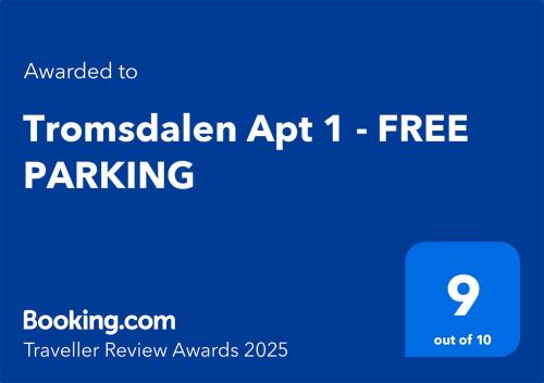 Tromsdalen Apartment | Tromsdalen Apt 1 - FREE PARKING