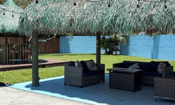 Indialantic House | Tropical Paradise Beachside 3 bedroom 2.5 bath pool home with large backyard