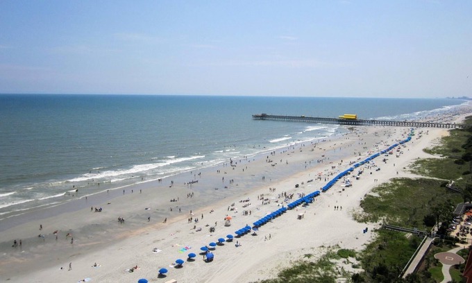 Arcadian Shores Condo | True Direct Oceanfront - Lg. Corner Penthouse! Sept. & Oct. Weeks Still Avail!