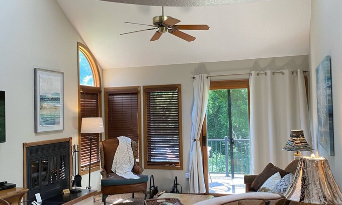 The Galena Territory House | Tucked back on the 1st Tee of the South Course - cozy townhome.