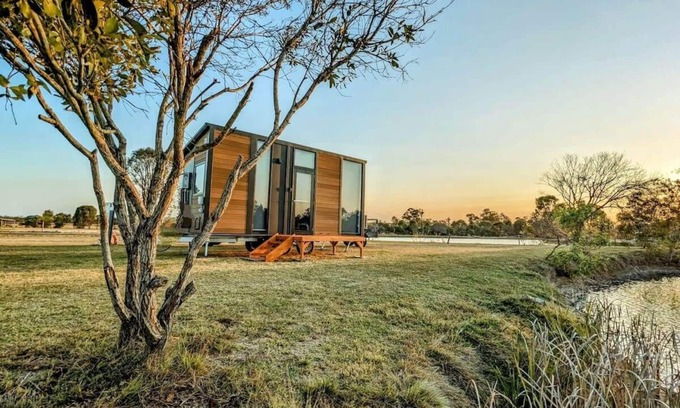 Burrum River House | Turtle Island Lakeside Tiny House 2 by Tiny Away