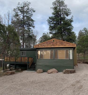 Ruidoso House | Twin Pines Casita - Big Yard, View, Porch, Hot Tub, & Charm