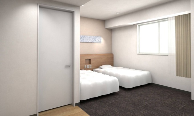 Sasashimacho Hotel | Twin room nonsmoking for 2 people without meals/Nagoya Aichi