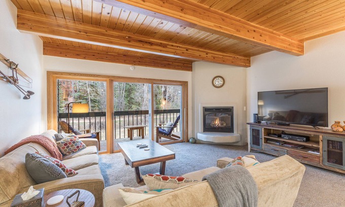 Telluride Condo | Two Bedroom Riverside Condo in Town Walk to Gondola ,Main Street and Trails