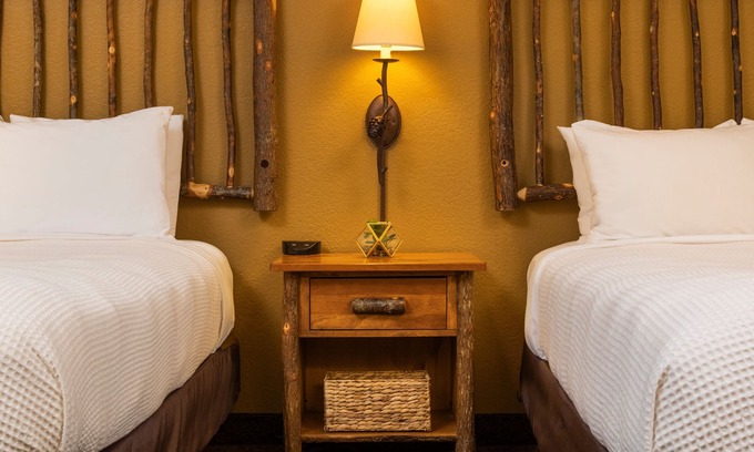 Rothschild Hotel | Two Queen Studio With Kitchen, Access to Pool, Hot Tub, and Gym